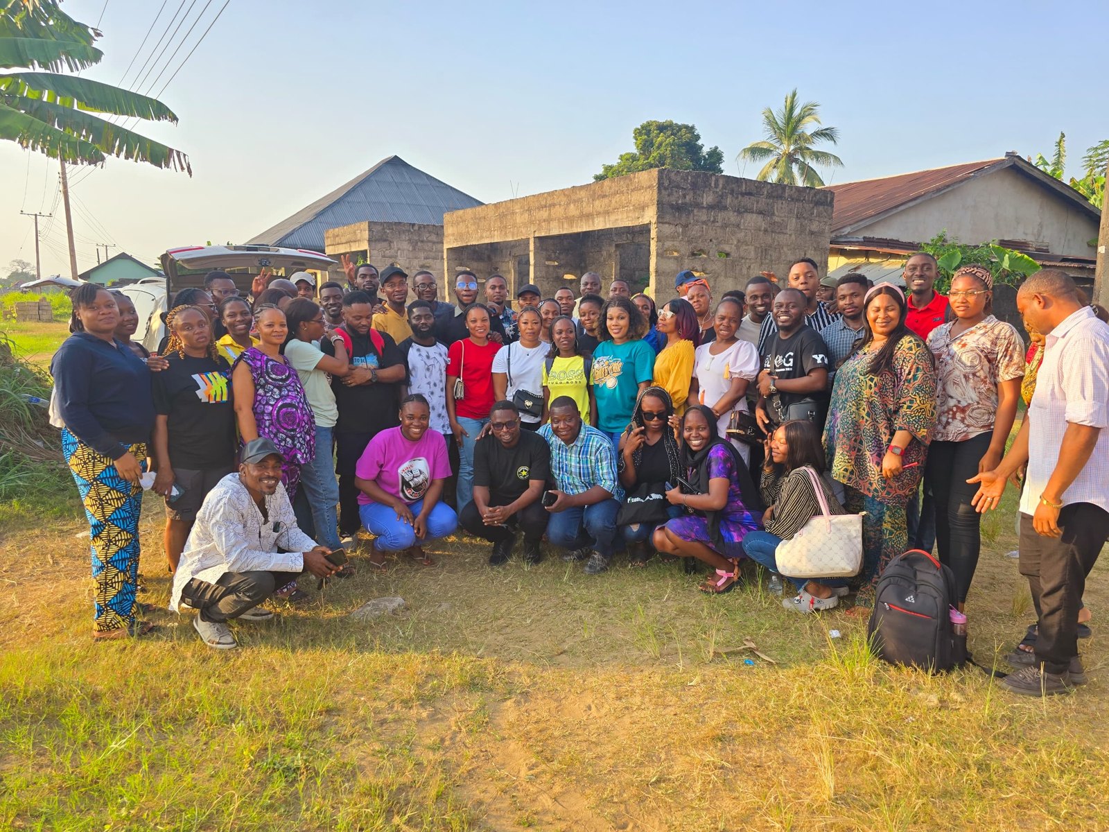 The Akwa Ibom enumeration team together after the data quality exercise